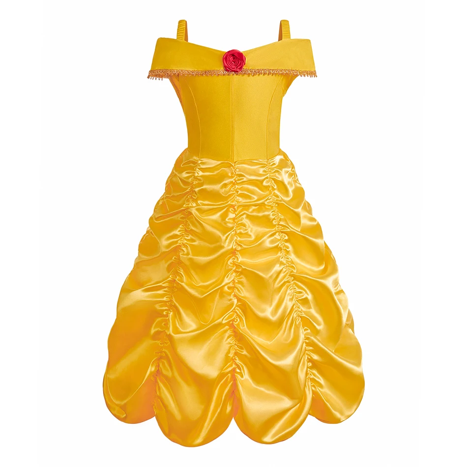 Vestido de princesa con encaje para niñas, disfraz de fiesta - imagen 5