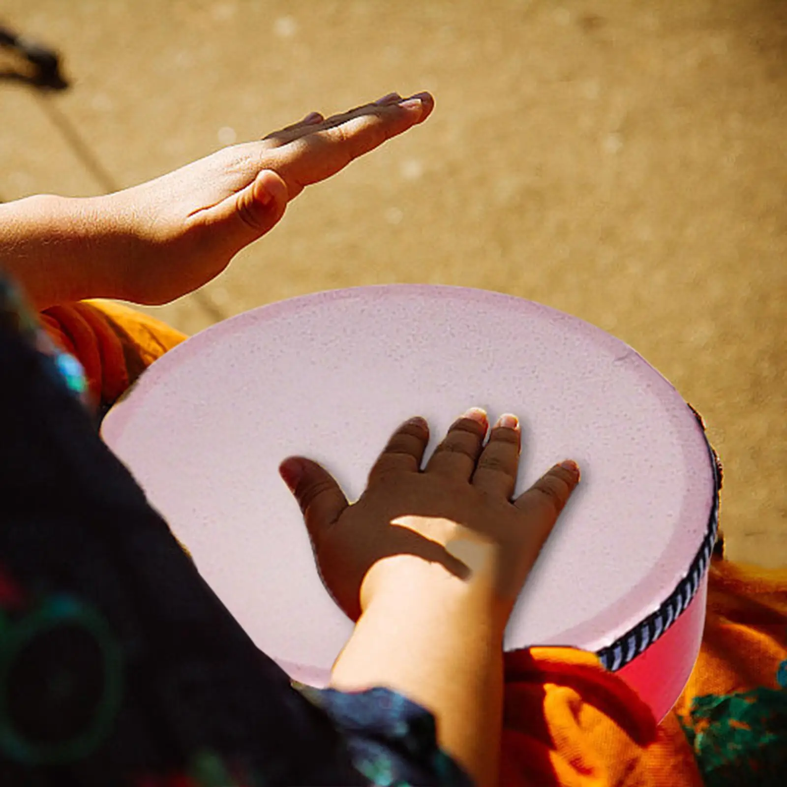 Tamborín de madera para niños – juguete musical de ritmo