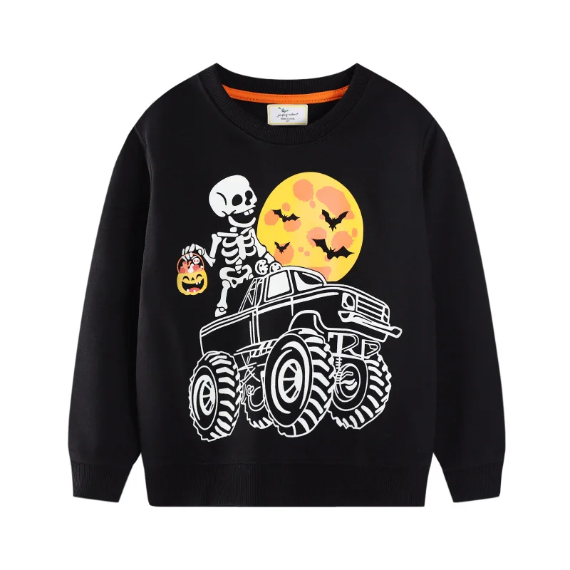 Sudadera Halloween Glow de manga larga para niños y niñas - imagen 2
