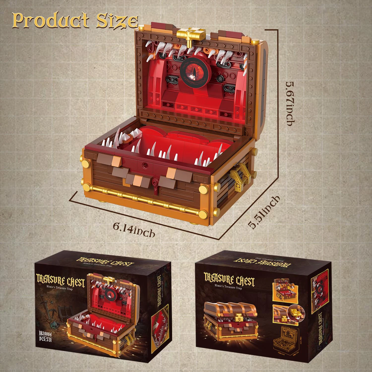 Bloques de construcción Tesoro Mazmorras – Juguete creativo niños - imagen 2