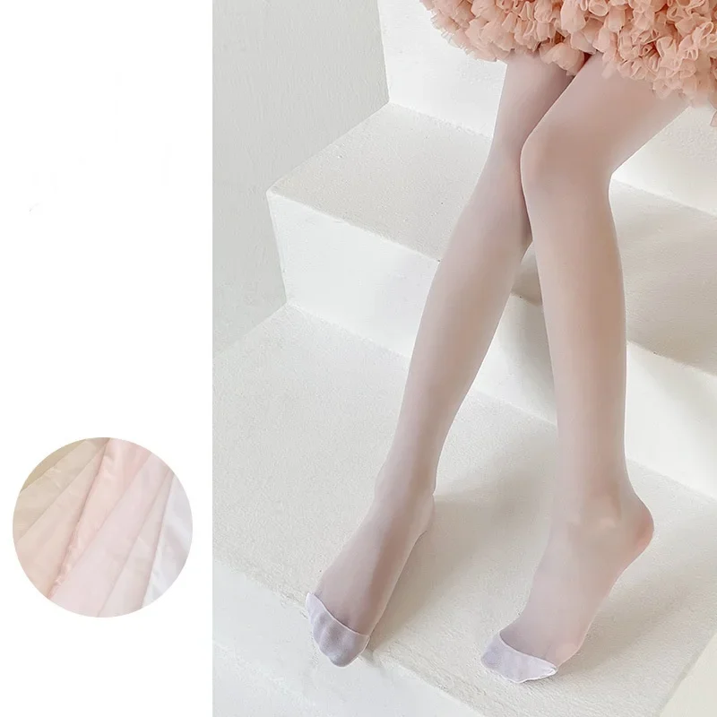Pantimedias de ballet para niños y niñas, lisas y transpirables - imagen 5