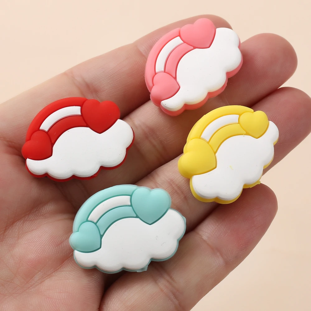Cuentas de silicona nube para mordedor y pulsera de bebé - imagen 3