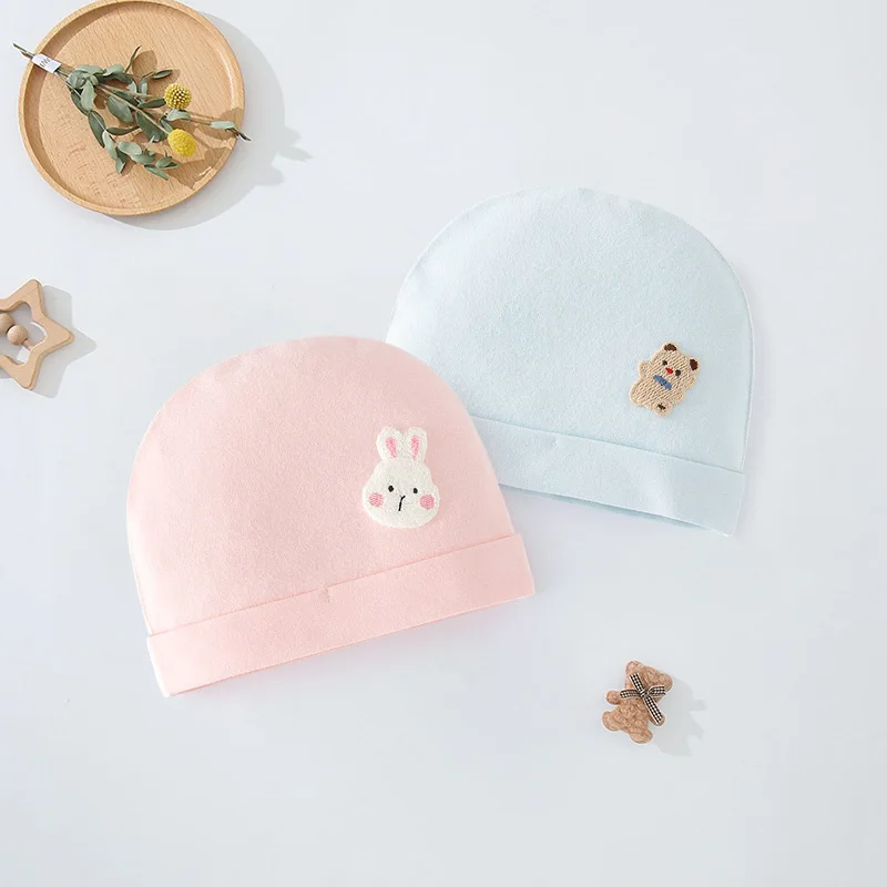Gorro bebé algodón sin costuras cuatro estaciones, protección solar - imagen 2