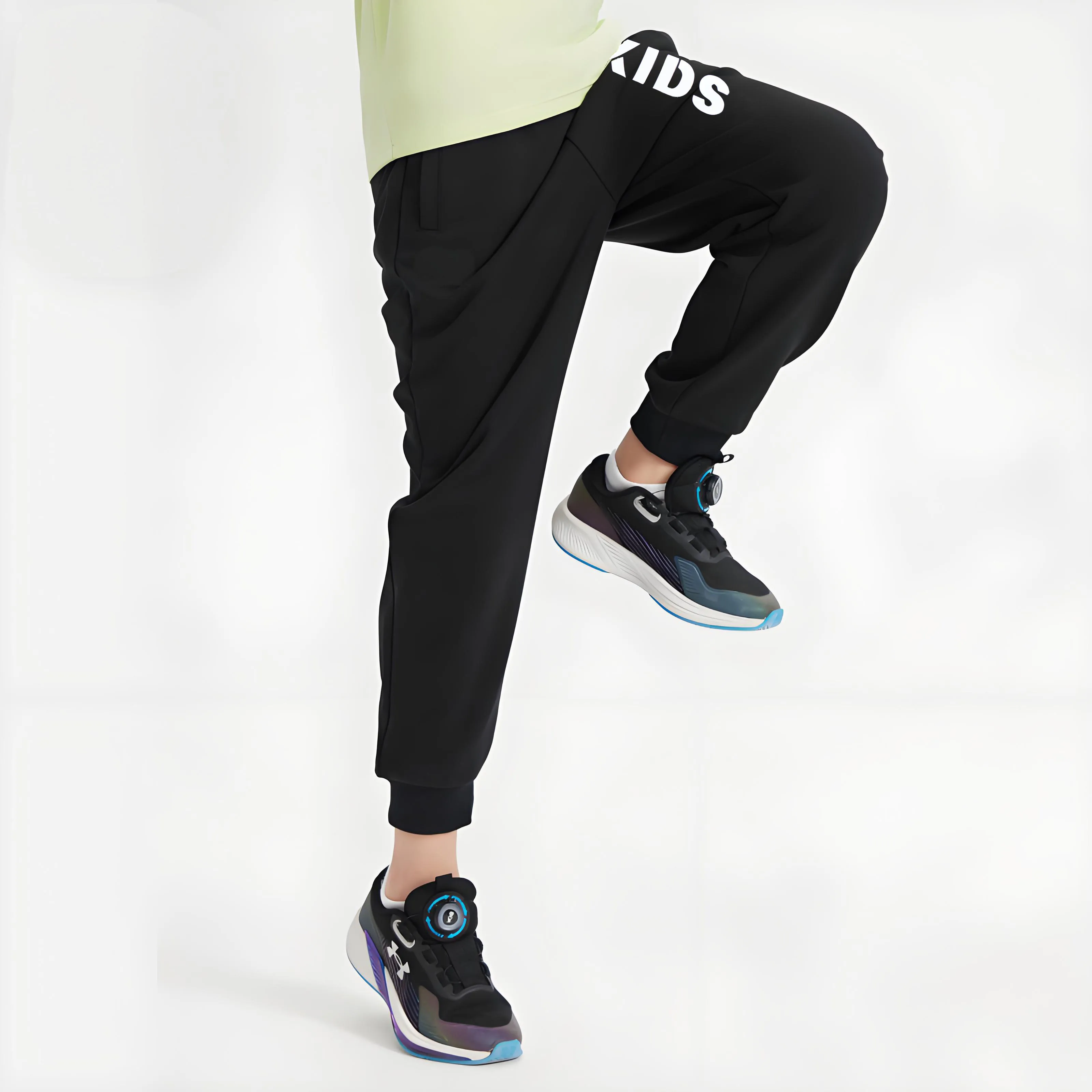 Pantalones deportivos infantiles de cintura elástica con letras - imagen 5