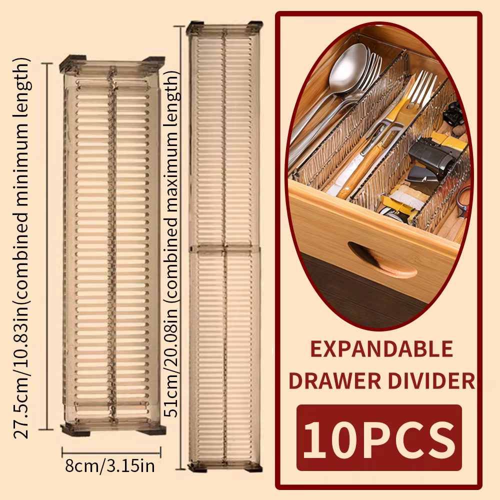 Divisores para cajones de cocina: organización compacta del hogar