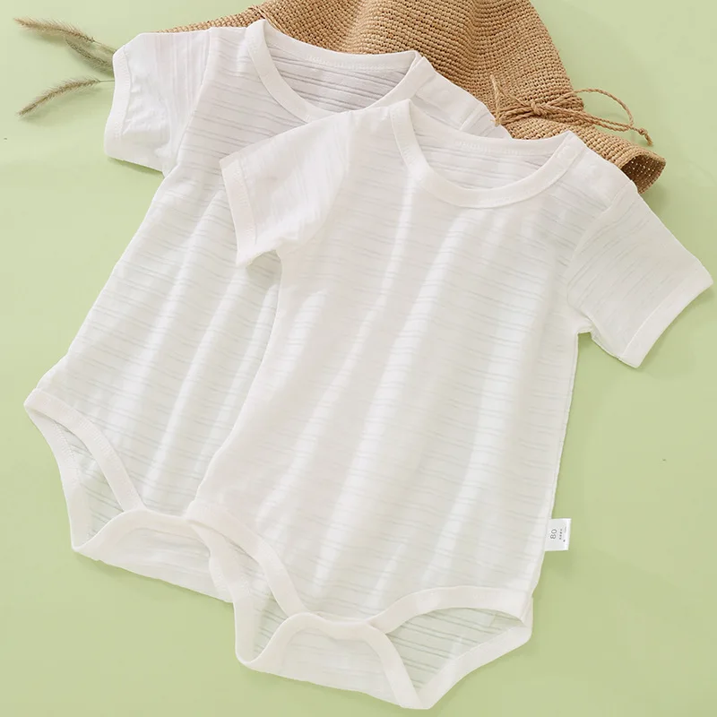 Body bebé de algodón manga corta unisex para verano