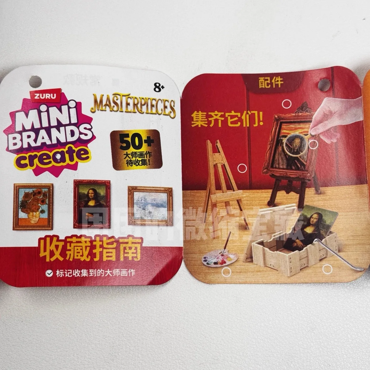 Presentación completa de la colección con varias miniaturas