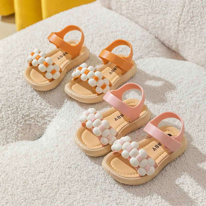 Sandalias antideslizantes de baño para bebé, suela blanda