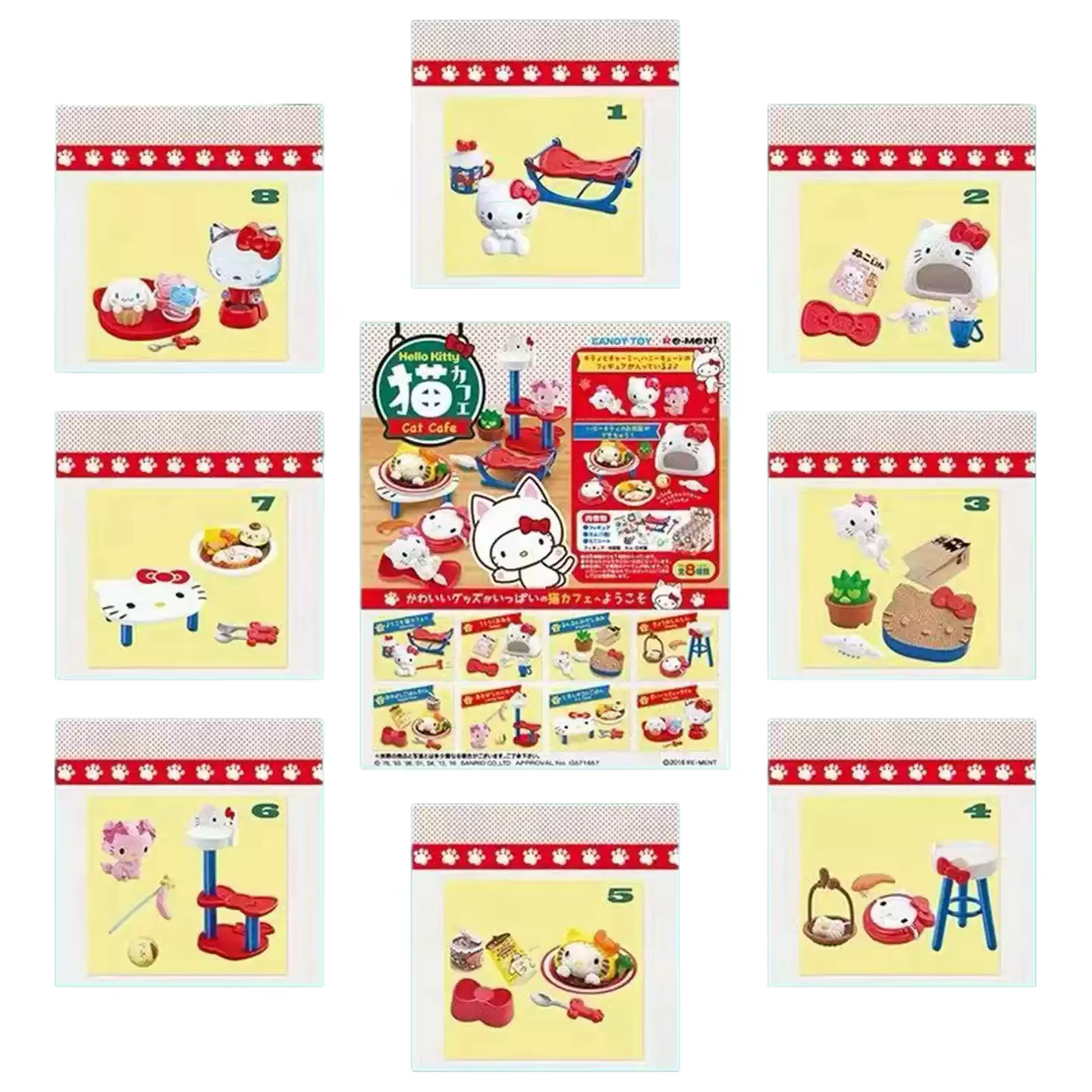 Hello Kitty Cat Cafe caja ciega: figura coleccionable gatitos - imagen 5