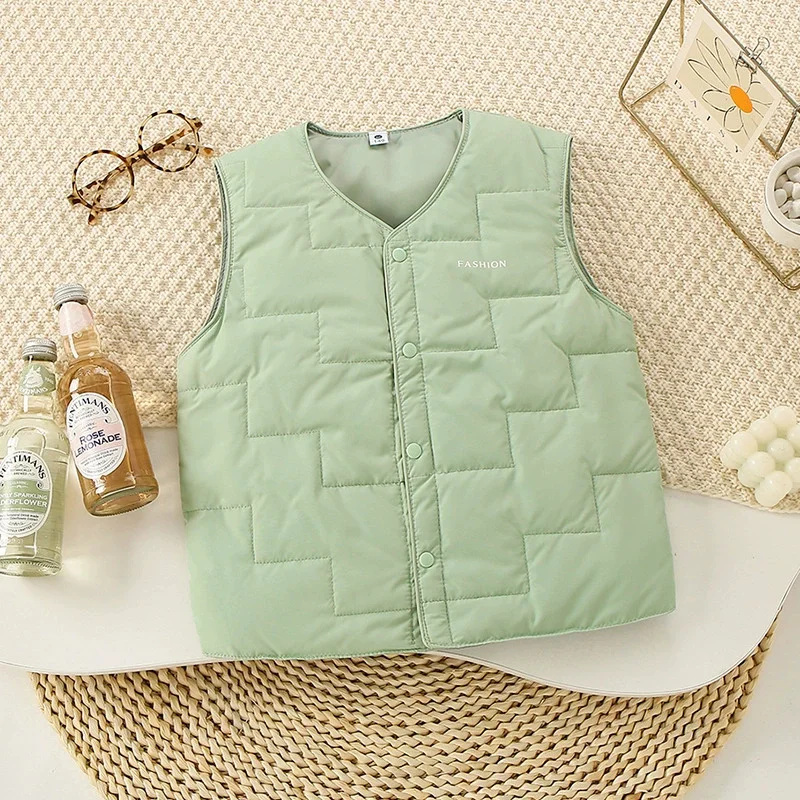 Chaleco de invierno sin mangas para niños – estilo casual