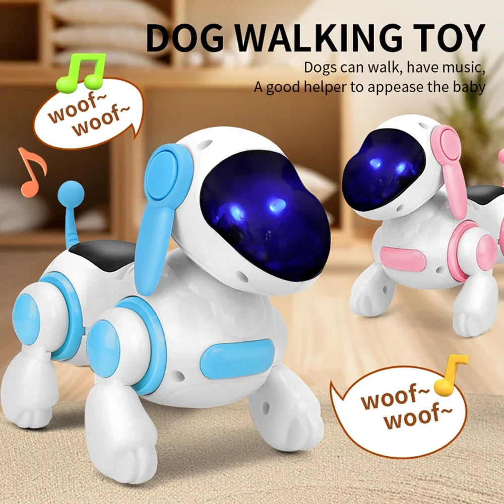 Perro robot electrónico que camina y baila con mando táctil - imagen 4
