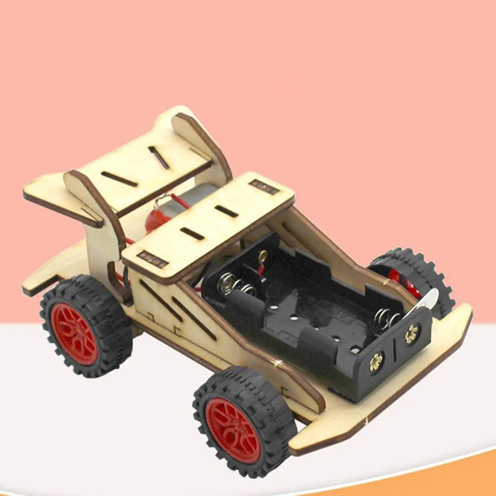 Coche de carreras ensamblado para jugar y experimentar