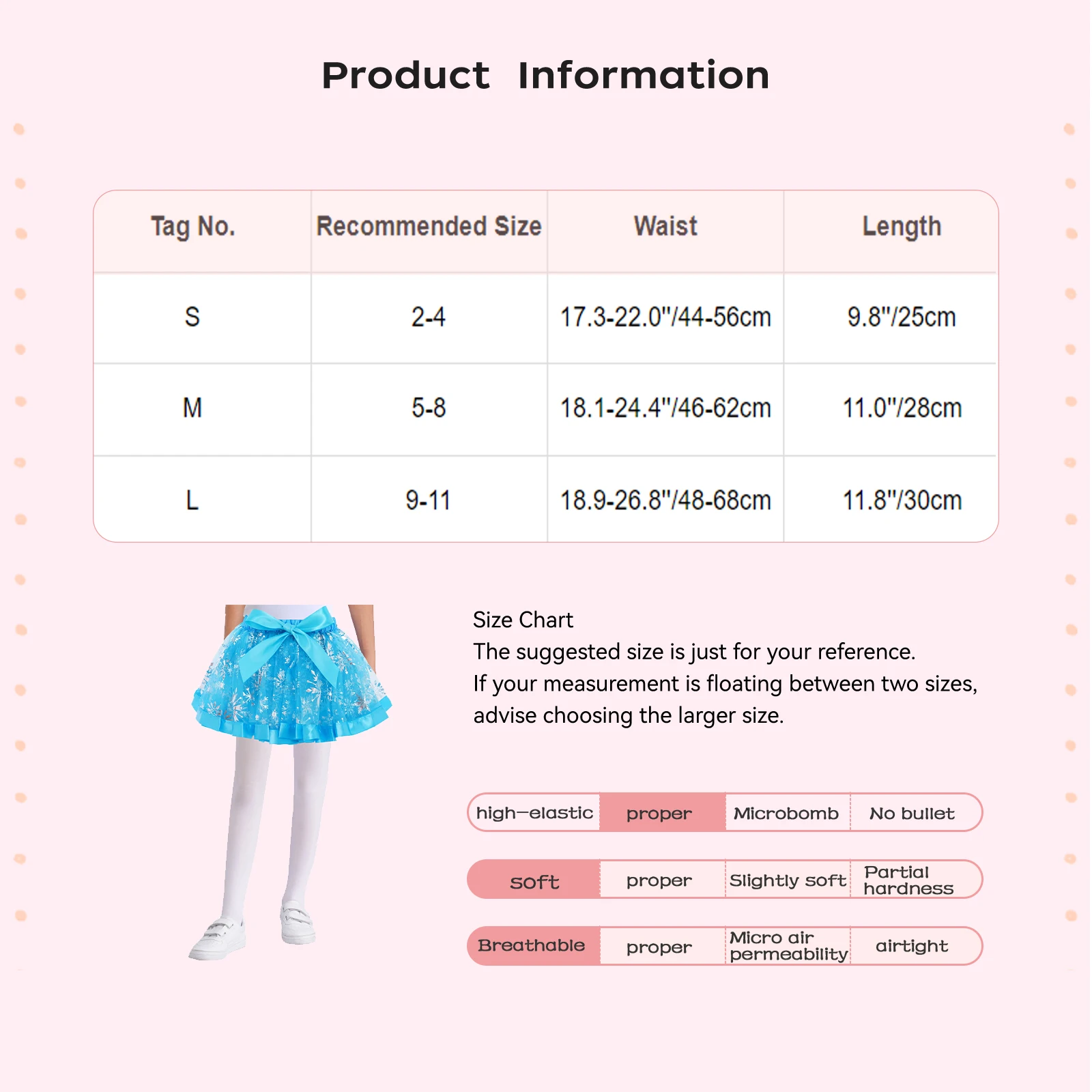 Falda tutú en capas de tul con lentejuelas para niña - imagen 5