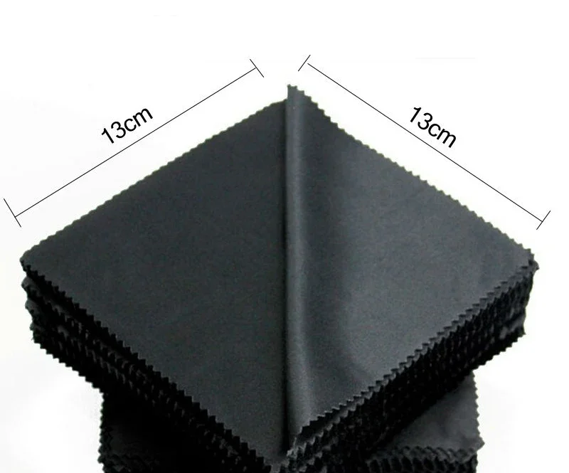 Paño de microfibra negro despliegue