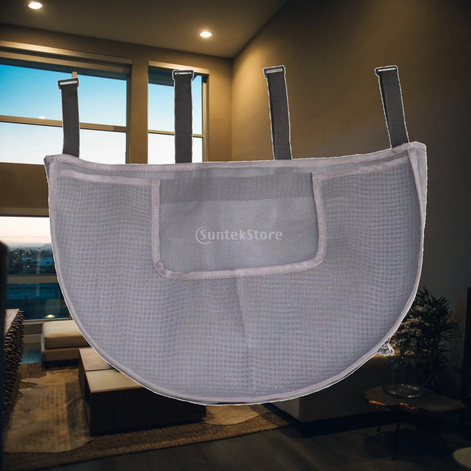 Organizador de juguetes de baño colgante de malla – bolsa red - imagen 5
