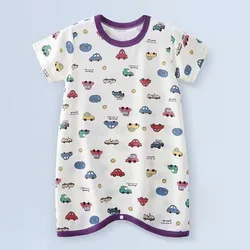 Pijama pelele transpirable unisex con pies antideslizantes de verano