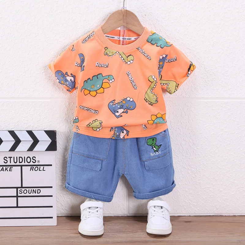 Conjunto veraniego para niño: camiseta y shorts estampados - imagen 4