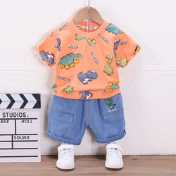 Conjunto veraniego para niño: camiseta y shorts estampados