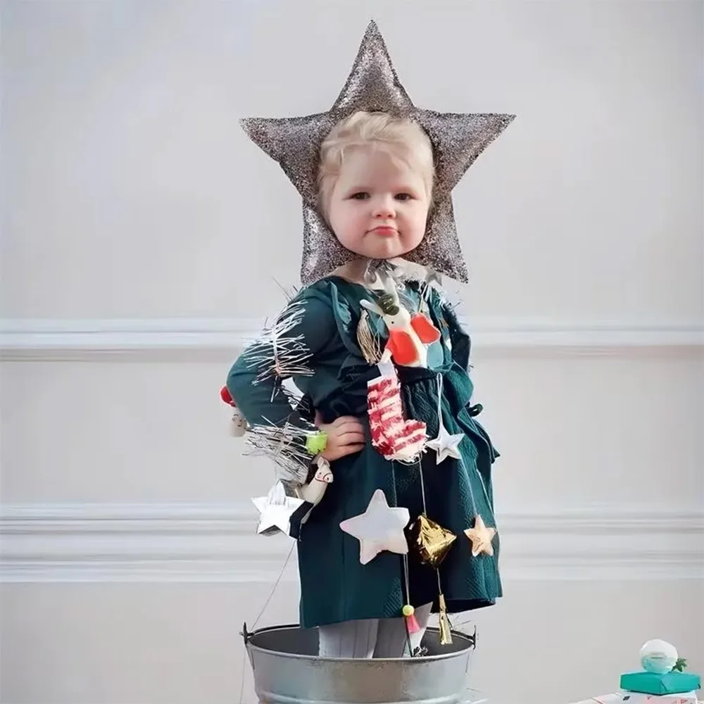Diademas con estrellas para Noël infantil - pack decorativo festivo - imagen 5