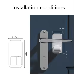 Cerraduras de seguridad adhesivas para puertas y ventanas 3M VHB
