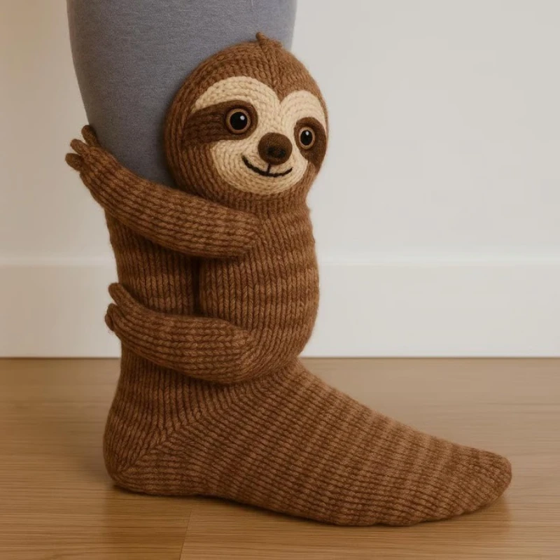 Calcetines de animales 3D cálidos para otoño e invierno - imagen 3