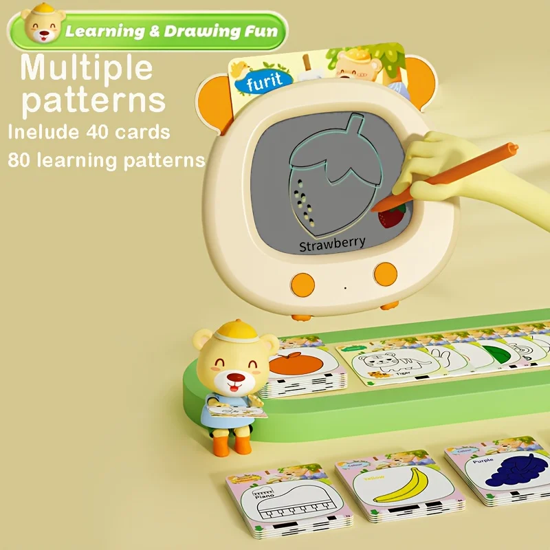 Tarjetas Montessori en inglés con dibujo y escritura para niños - imagen 4