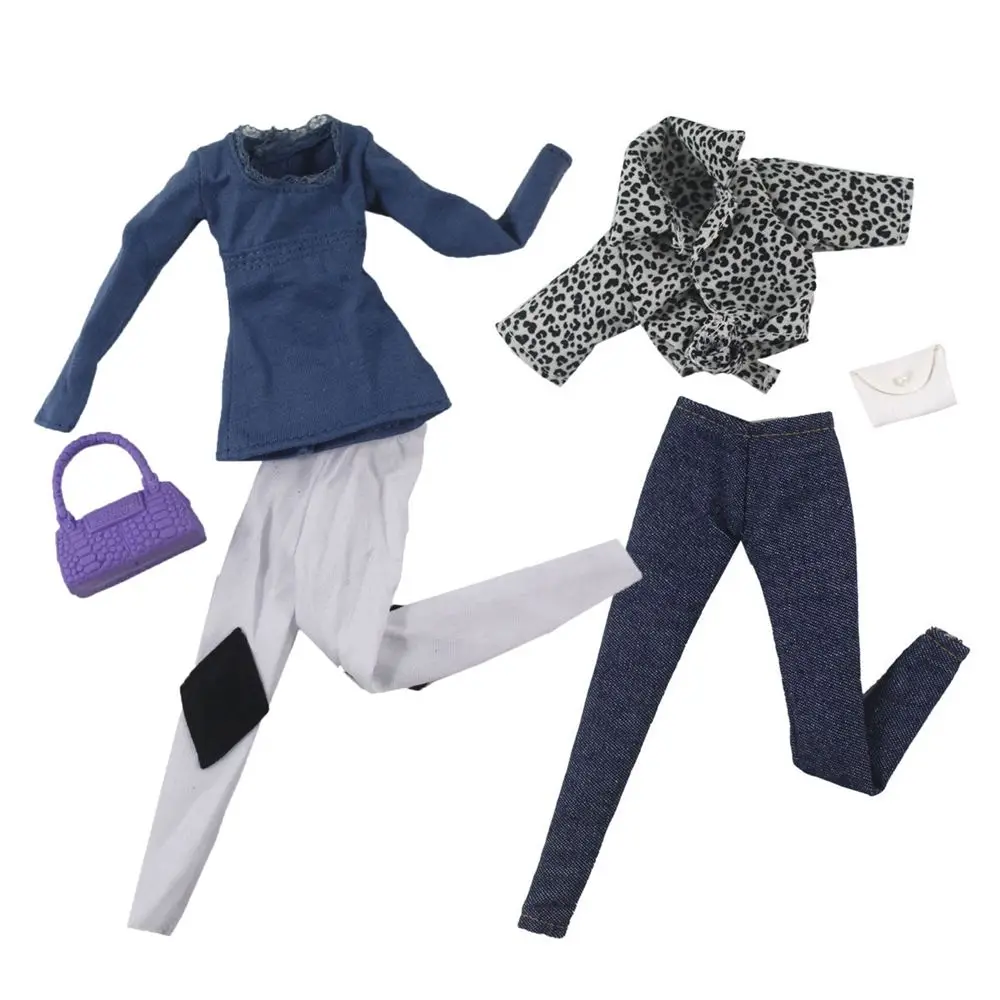 Conjunto ropa de muñeca festiva: pantalón y chaqueta