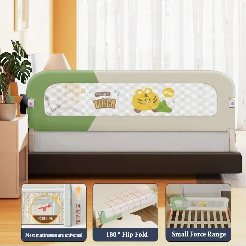 Barandilla plegable de seguridad para cama infantil - imagen 5