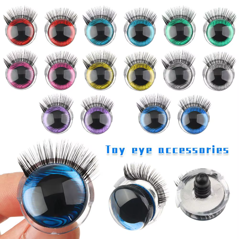 Ojos de seguridad azul brillante 20mm