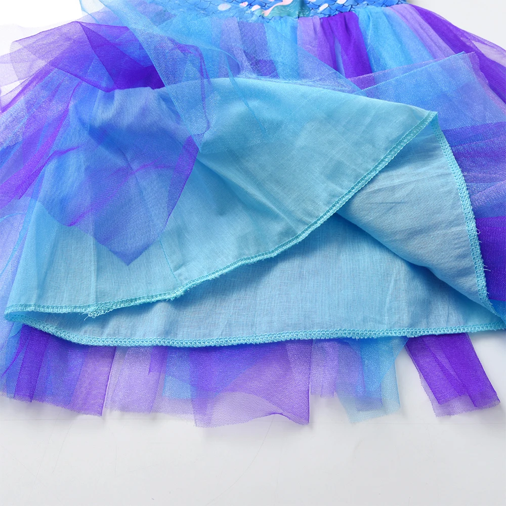 DXTON vestido de sirena sin mangas para niña de verano - imagen 4