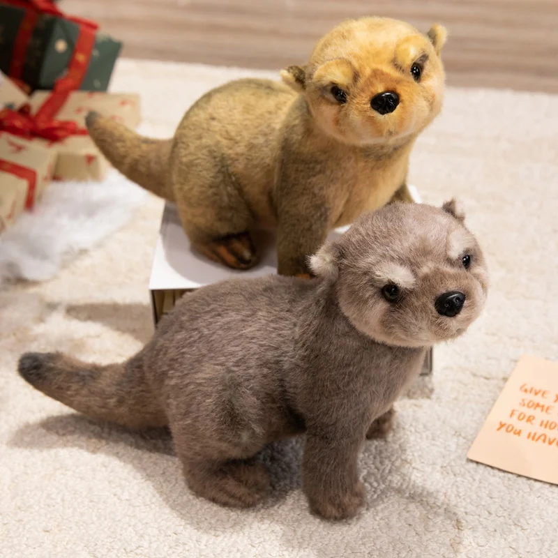 Peluche de nutria realista para niños – Regalo perfecto - imagen 2