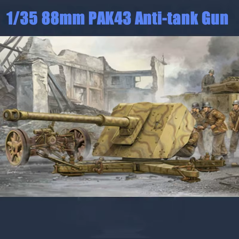 TRUMPETER juguete de maqueta cañón antitanque alemán PAK43