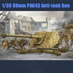 TRUMPETER juguete de maqueta cañón antitanque alemán PAK43