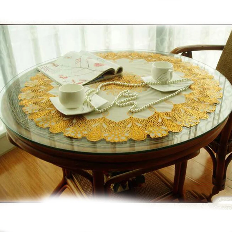 Mantel impermeable estampado floral redondo cuadrado resistente al aceite - imagen 5