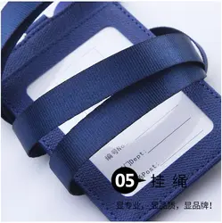 Porta tarjetas de piel para mujer con cordón y tarjetero
