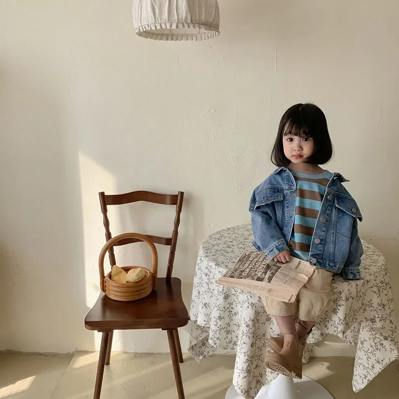 Milangel Chaqueta vaquera clásica para niño - imagen 5