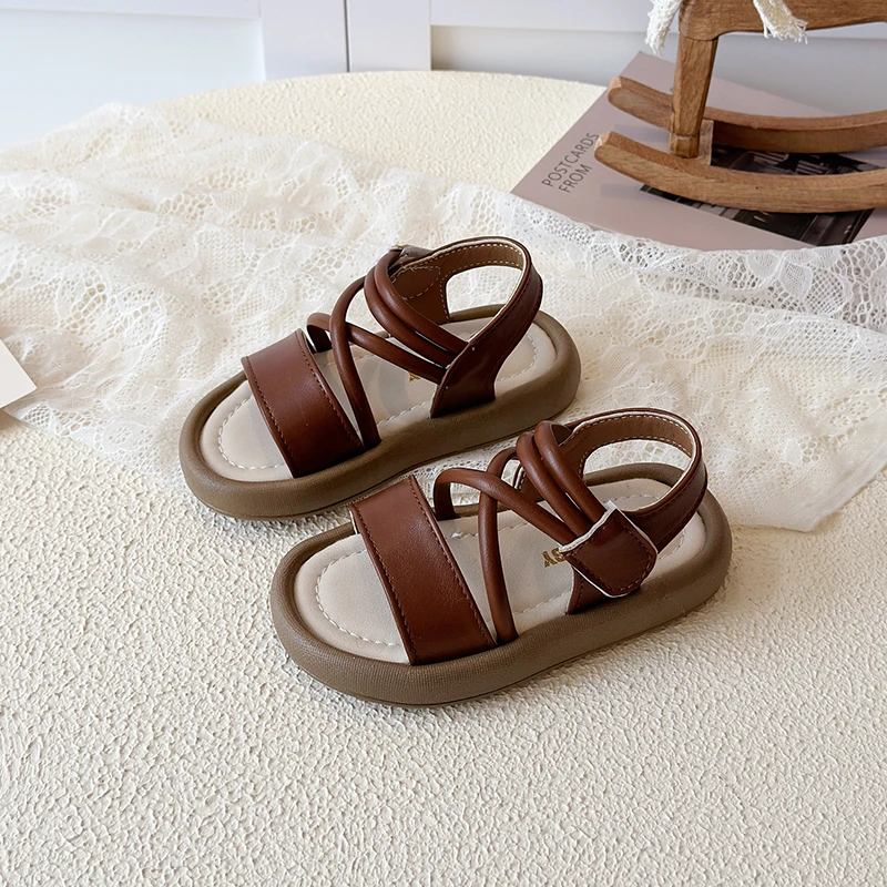 Sandalias de verano antideslizantes de suela suave para niñas - imagen 3