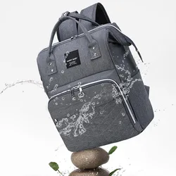 Bolsa de pañales impermeable para mamá y bebé, ligera