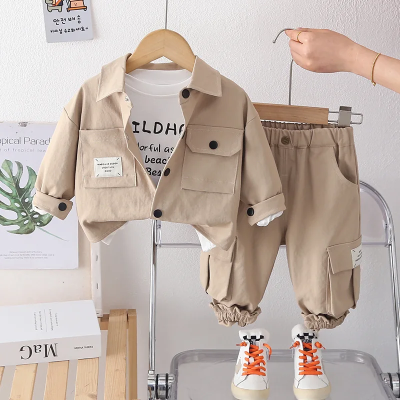 Chándal bebé con capucha para primavera y otoño, unisex - imagen 4