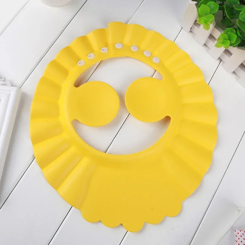 Gorro de baño ajustable para bebé con visera antisalpicaduras - imagen 4