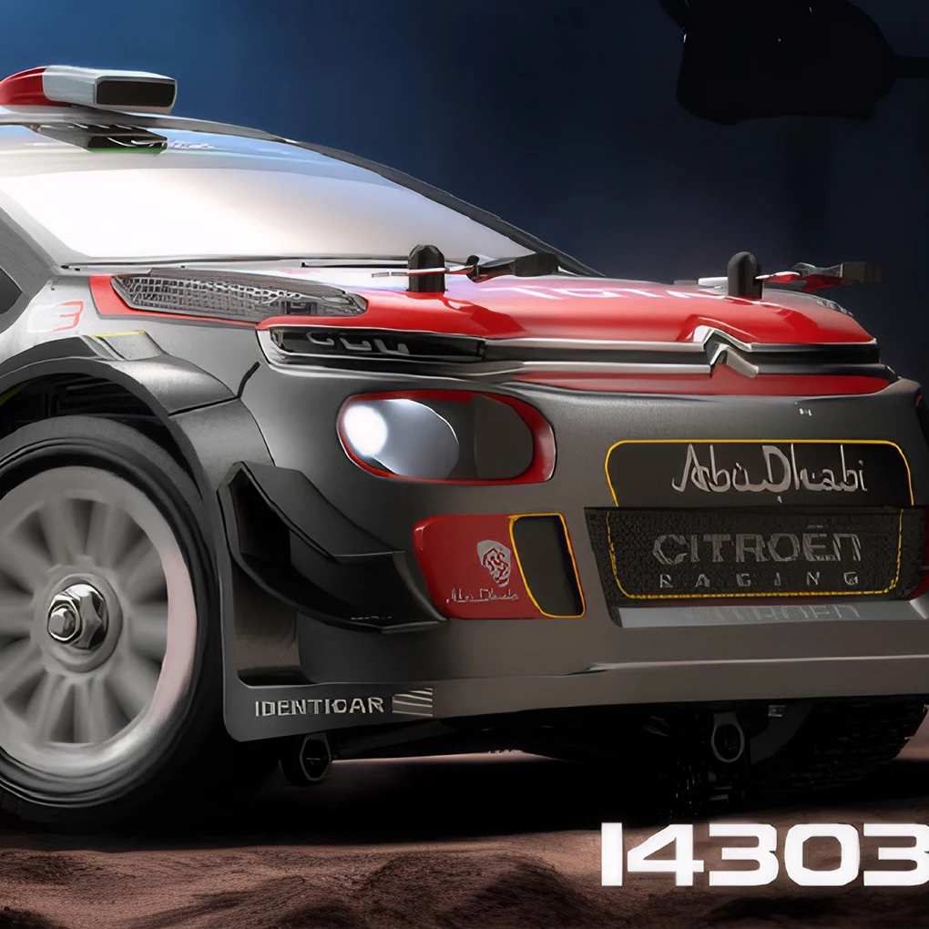 Coche RC listo para derrapar