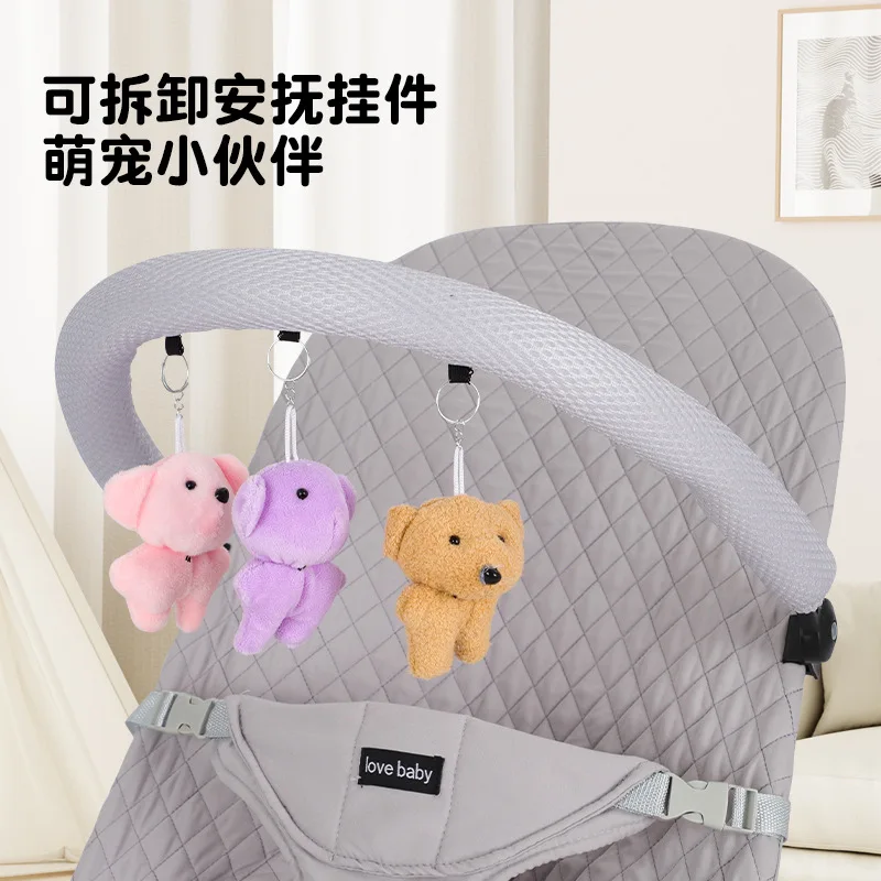 Silla mecedora para bebés con respaldo reclinable y modo descanso - imagen 2
