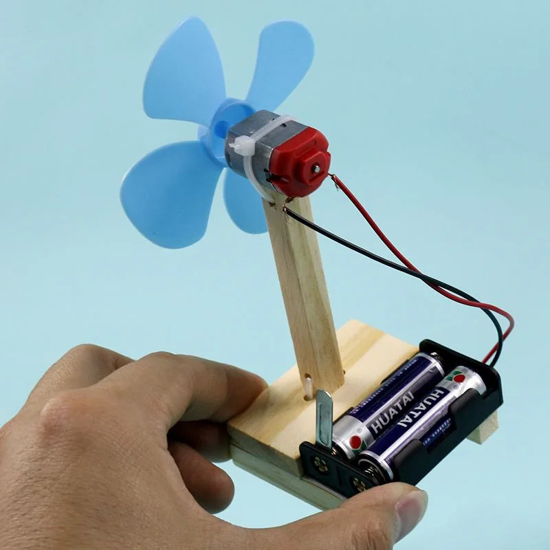 Kit DIY ventilador eléctrico para niños – Experimento de física - imagen 4