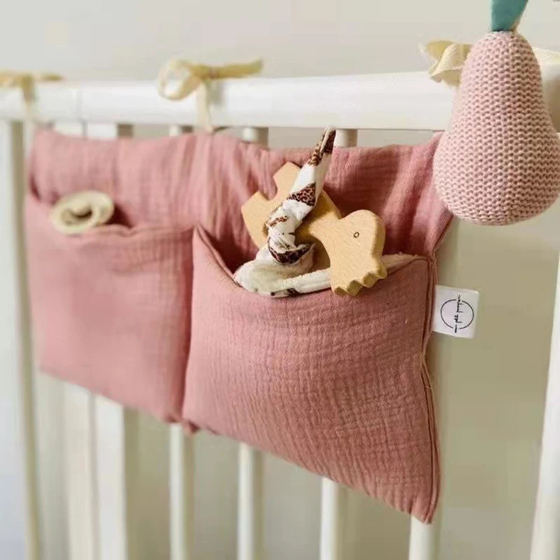 Organizador para cuna de bebé: bolsa multifunción para pañales - imagen 5