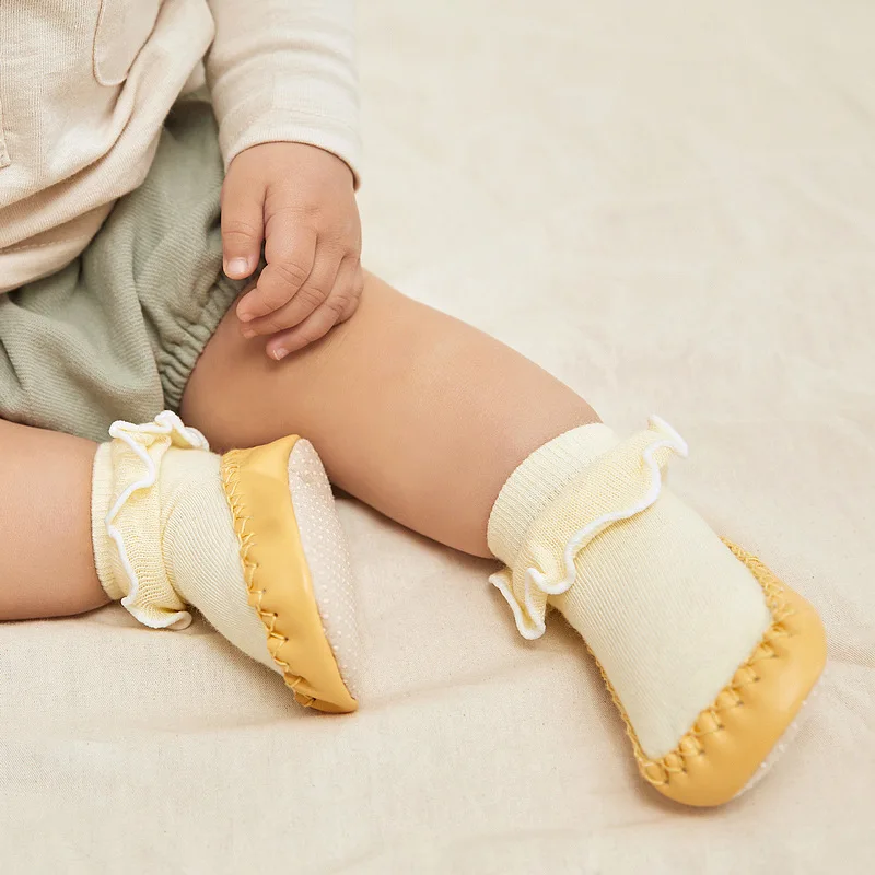 Zapatos antideslizantes de cuero para bebés que aprenden a andar - imagen 5