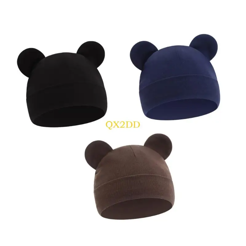 Gorro ganchillo suave para bebé recién nacido - imagen 2