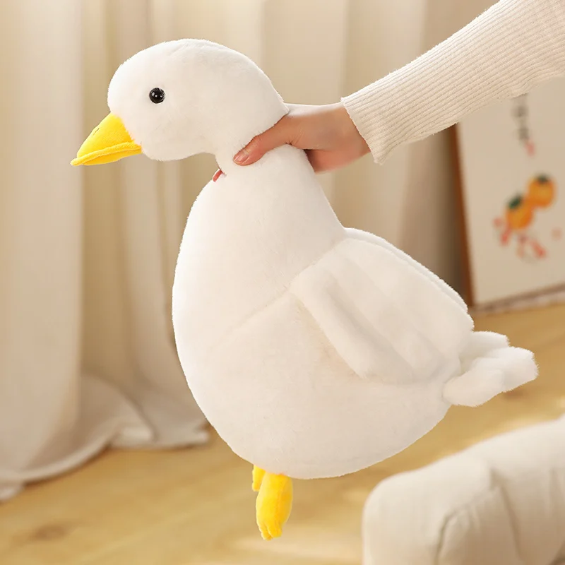 Pato de peluche para niña amarillo, suave y tierno, felpa infantil - imagen 4