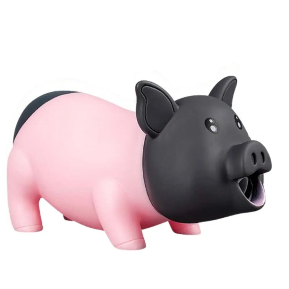 Juguete para perros cerdo gordo chirriante con sonido y ventilación