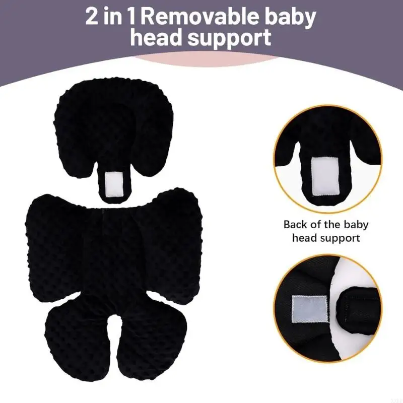 Cojín transpirable ergonómico para cochecito bebé – Soporte cómodo - imagen 2
