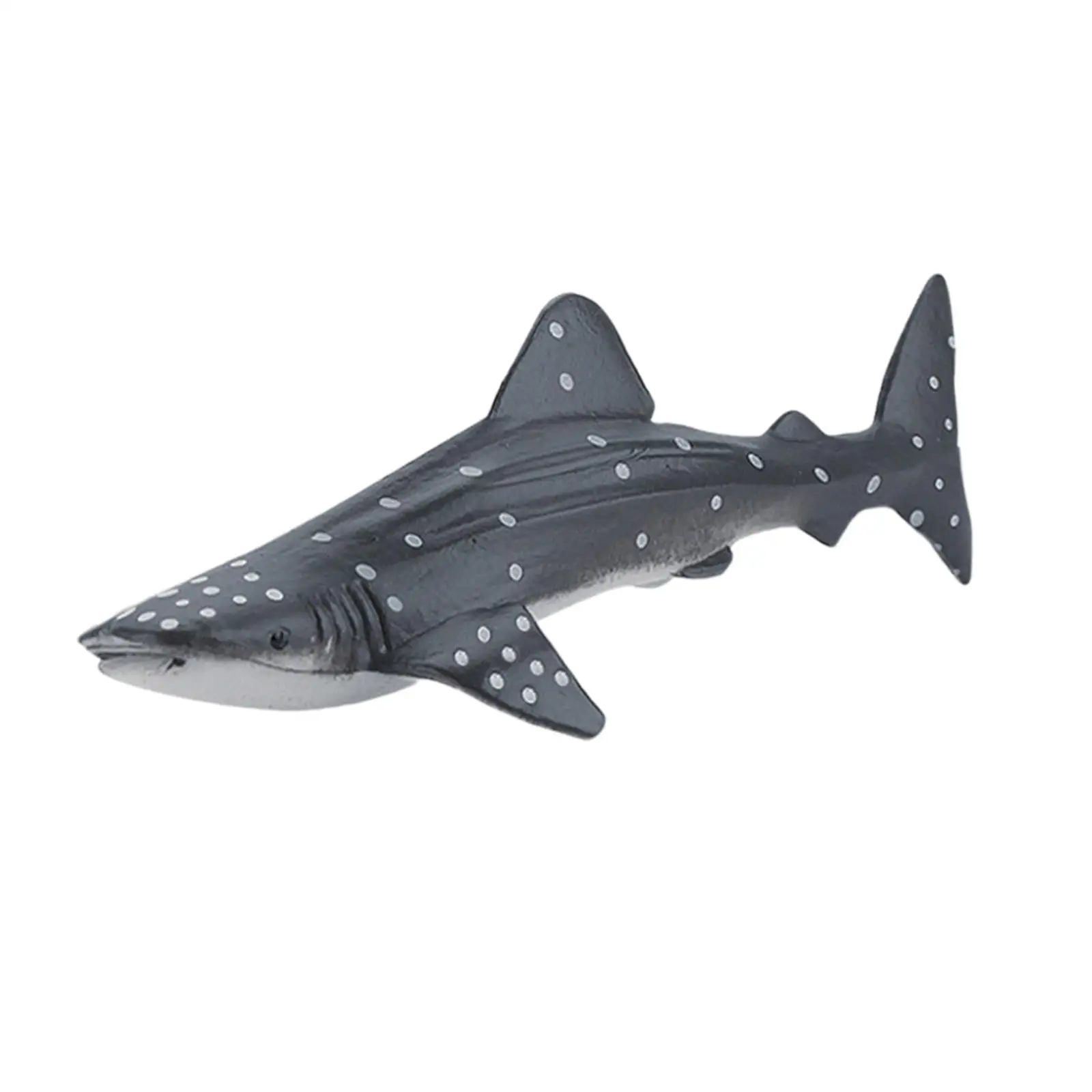 Figura de ballena en miniatura de PVC para aprendizaje infantil